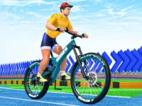 Bisiklet Dublör Yarışı Oyunu 3D simgesi